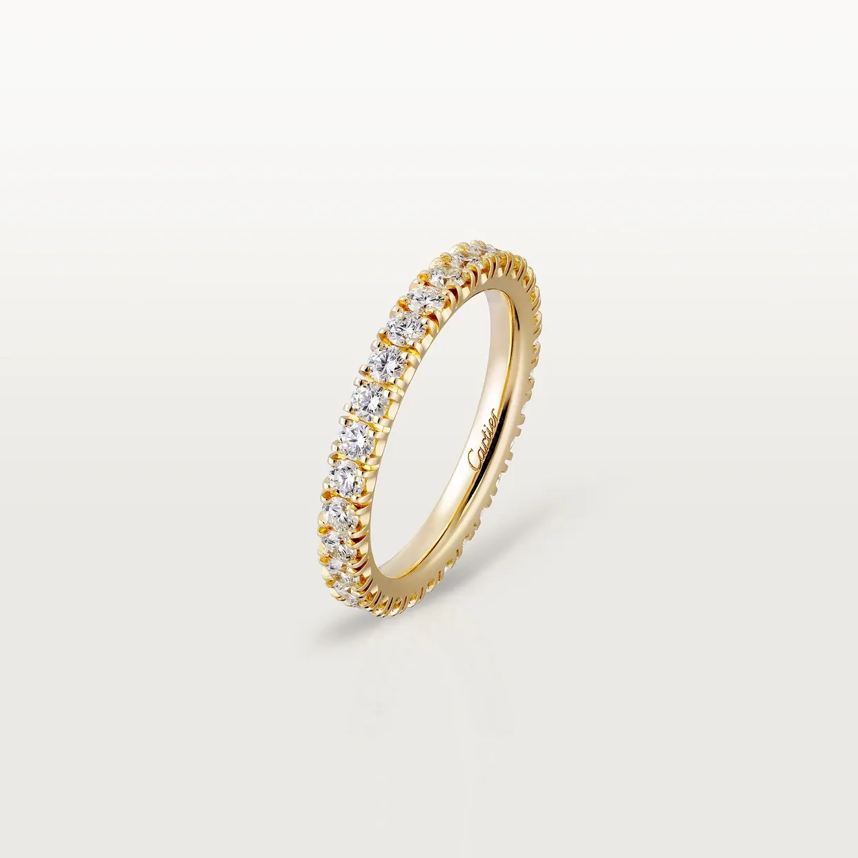 Etincelle de Cartier wedding ring, width 2.6 mm, paved