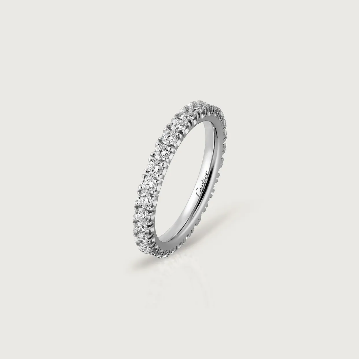 Etincelle de Cartier wedding ring, width 2.6 mm, paved