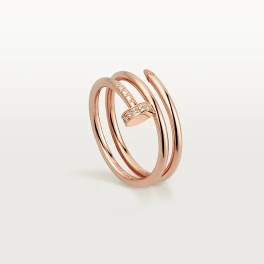 Juste un Clou ring, double, diamonds
