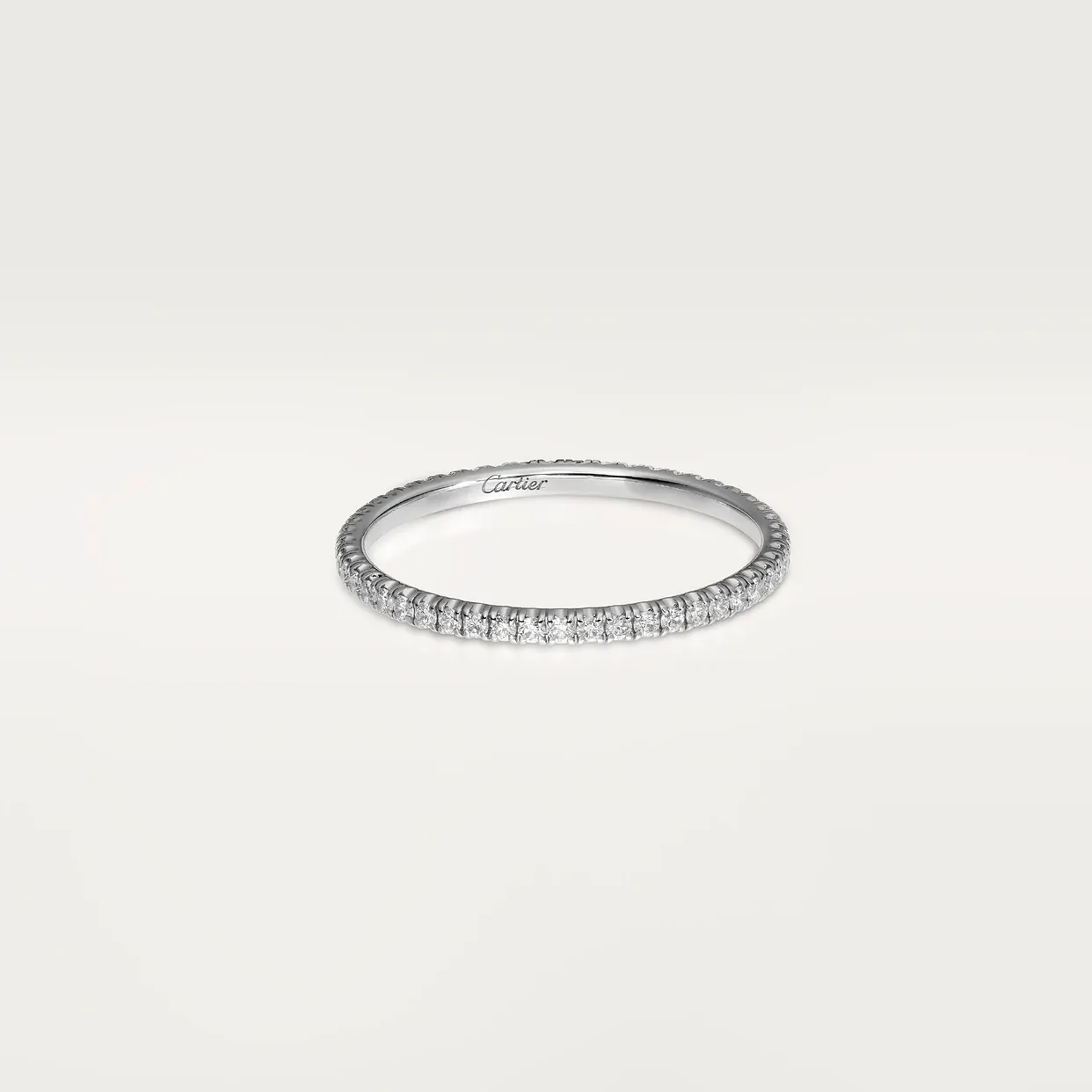 Etincelle de Cartier wedding ring, width 1.5 mm, paved