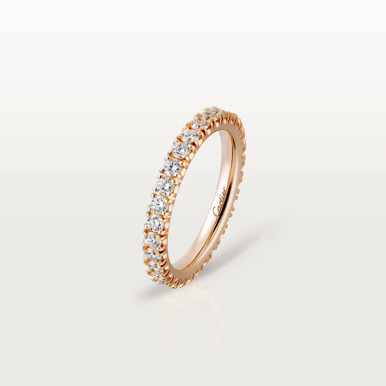 Etincelle de Cartier wedding ring, width 2.6 mm, paved