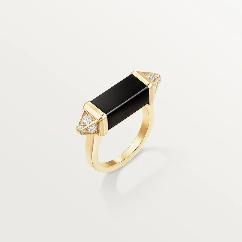 Les Berlingots de Cartier ring, semi-paved