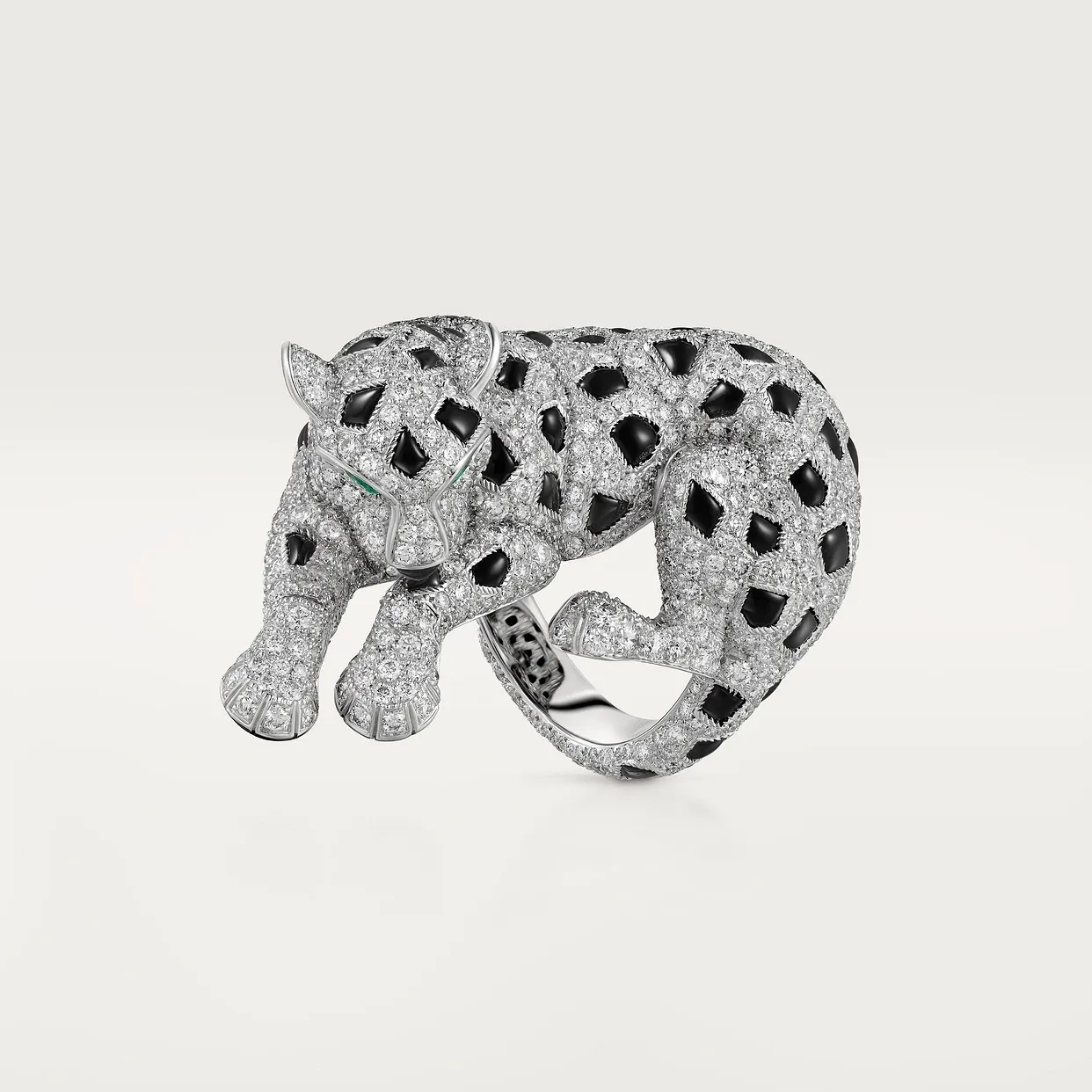 Panthère de Cartier ring, paved