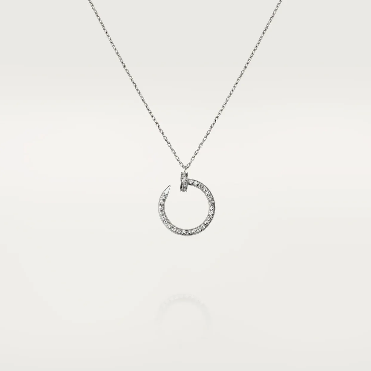 Juste un Clou pendant, diamonds