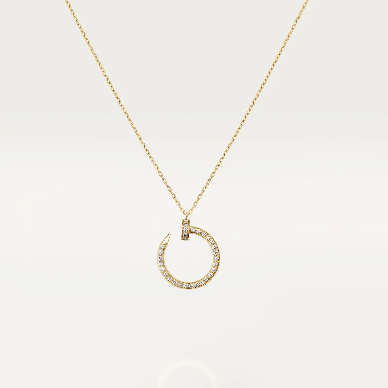 Juste un Clou pendant, diamonds