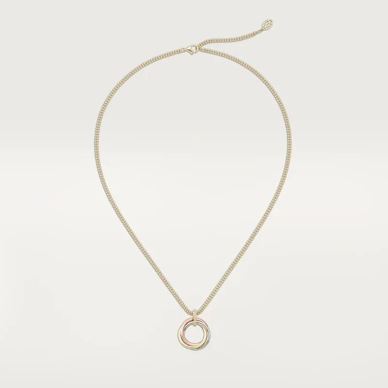 Trinity pendant, medium model, diamonds
