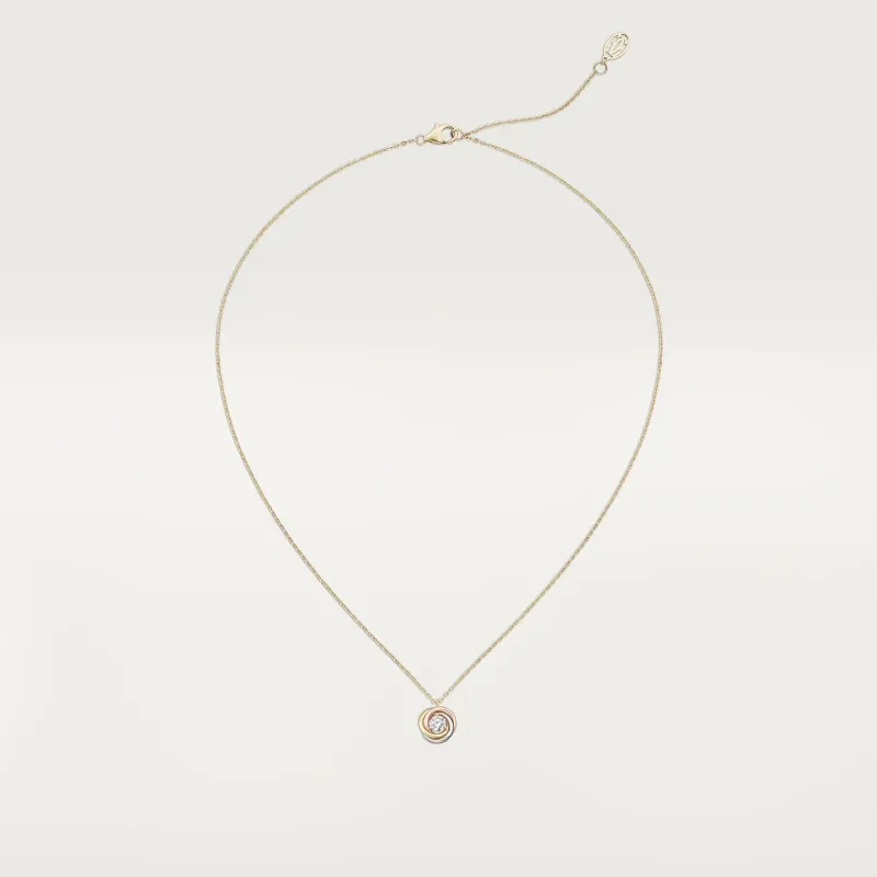 Trinity pendant, brilliant-cut diamond