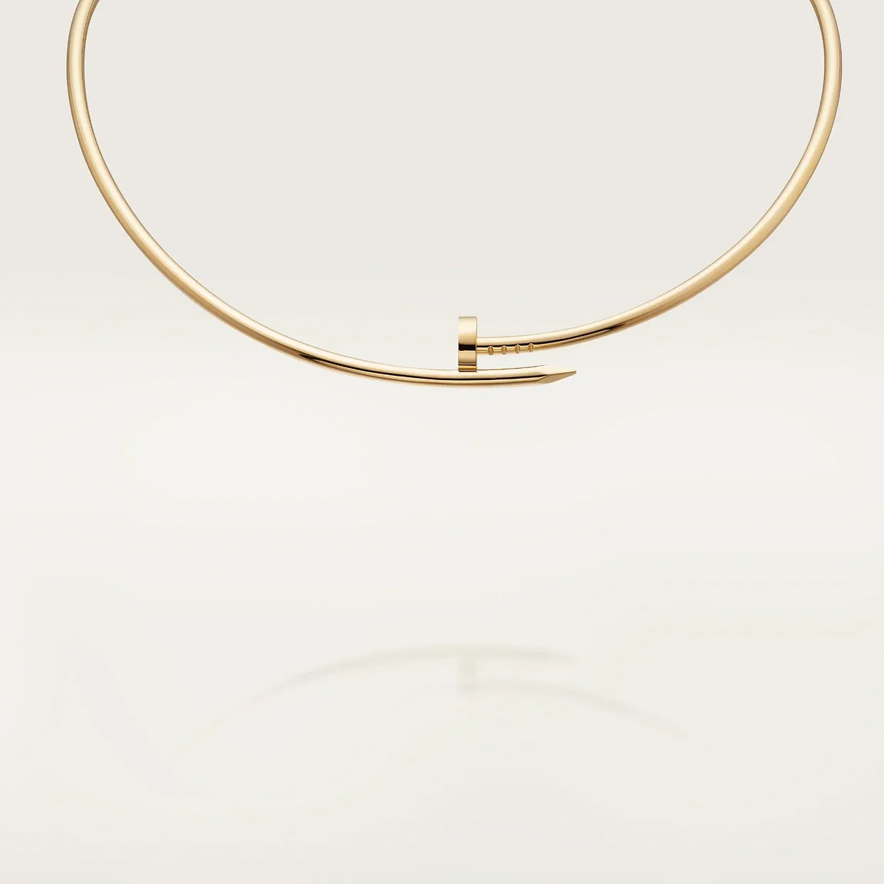 Juste un Clou torque necklace, small model