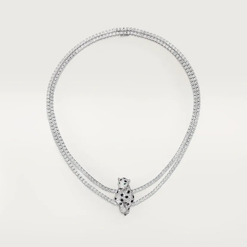 Panthère de Cartier necklace, multi-wear, paved