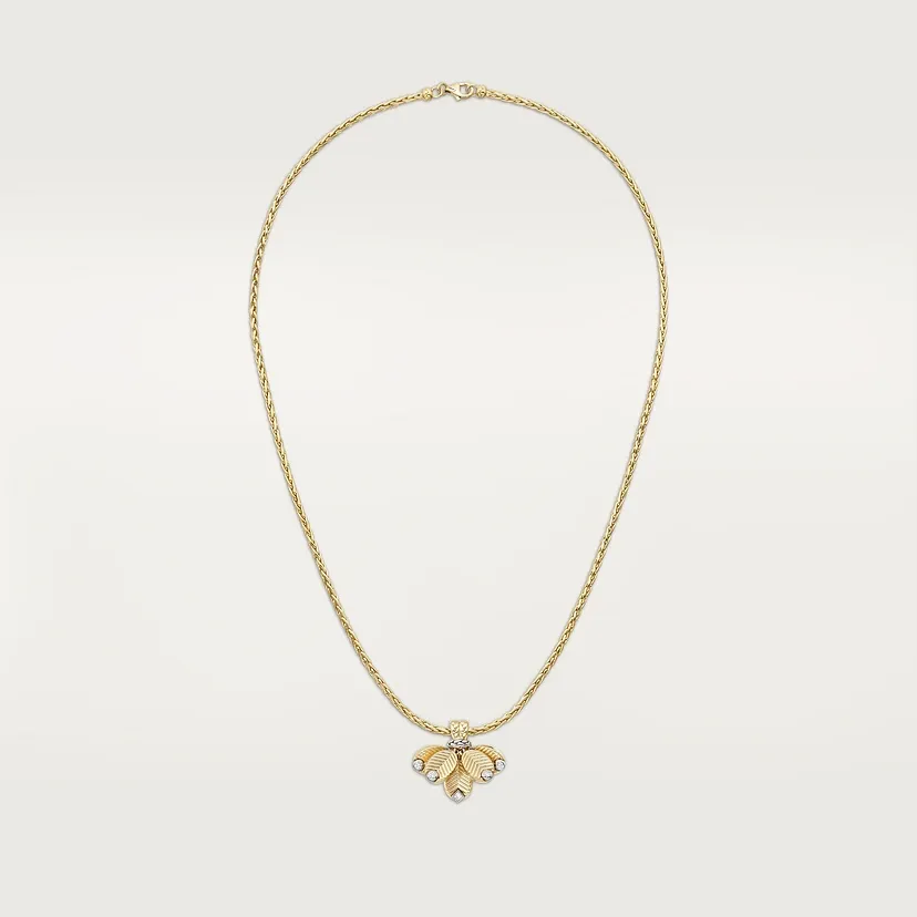 Grain de Café necklace, diamonds