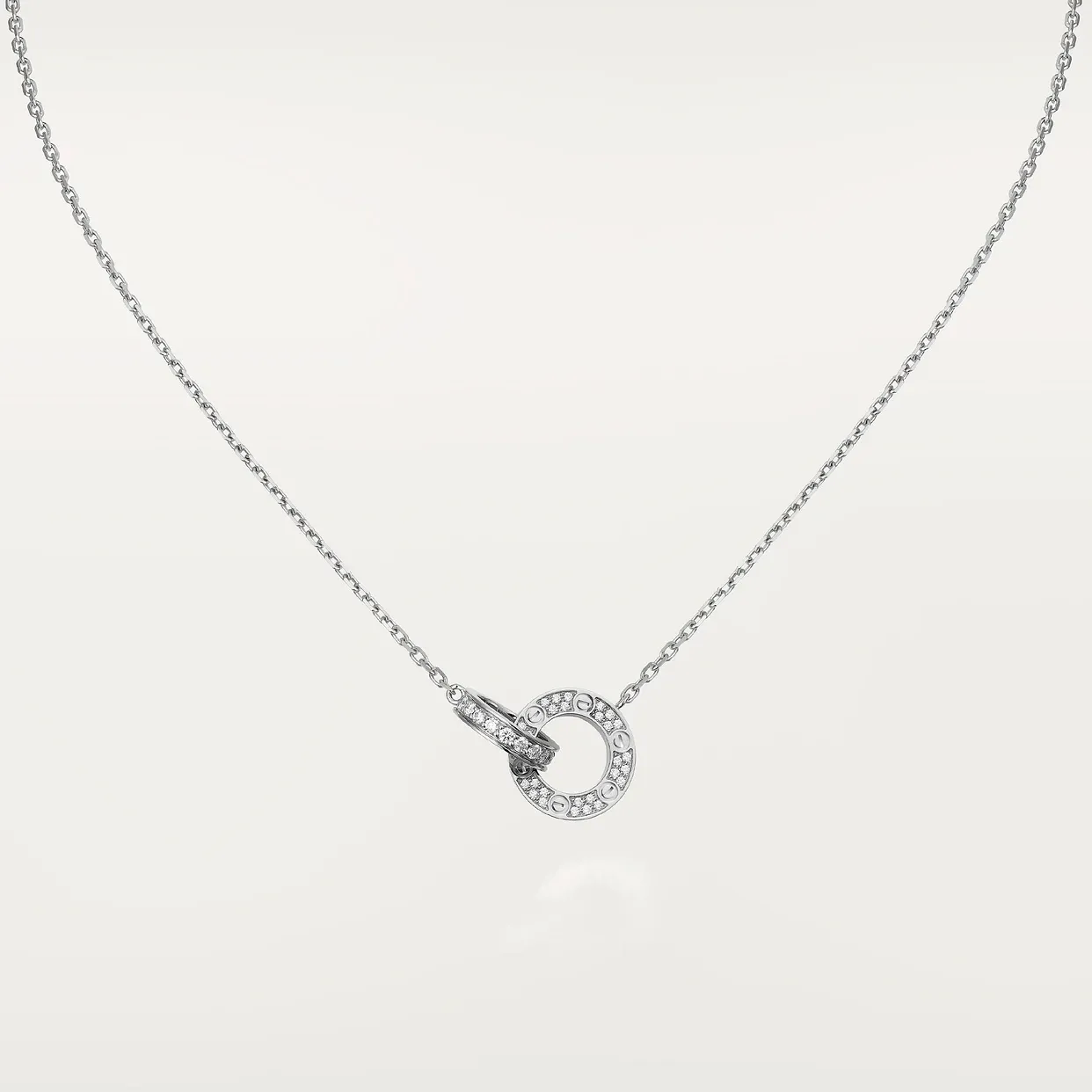 LOVE pendant, paved