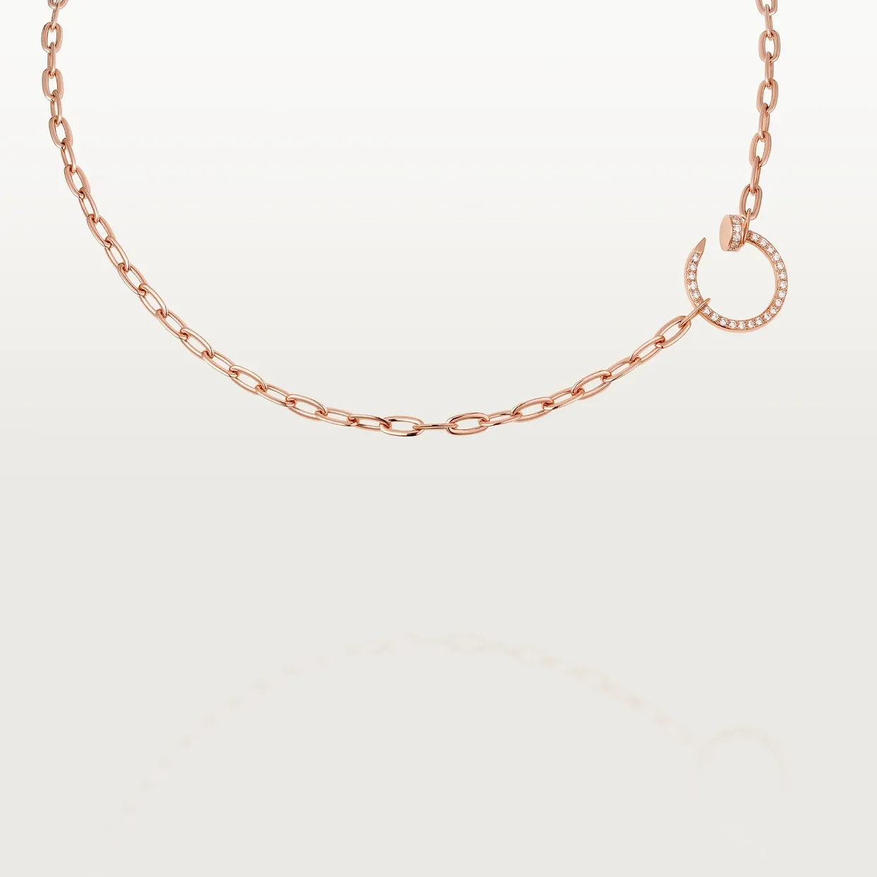 Juste un Clou necklace, paved