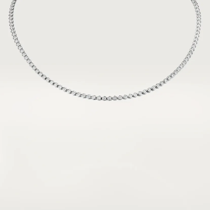 C de Cartier Essential Lines necklace, brilliant-cut diamonds