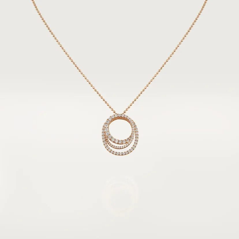 Etincelle de Cartier pendant, paved