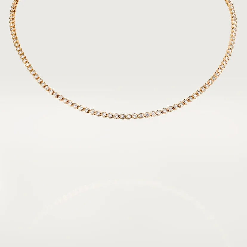 C de Cartier Essential Lines necklace, brilliant-cut diamonds