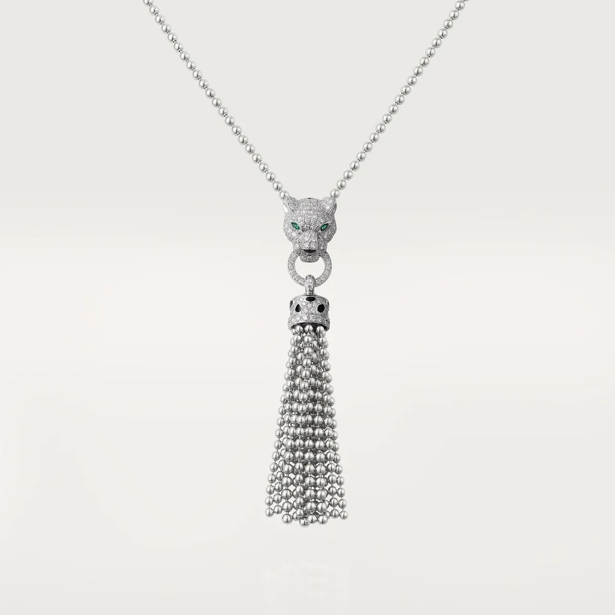 Panthère de Cartier necklace, semi-paved