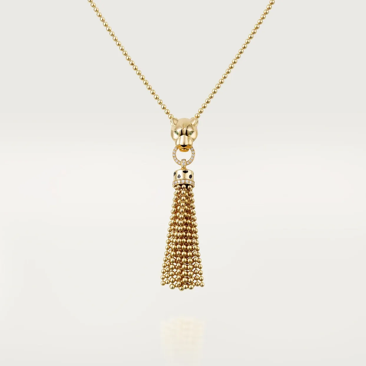 Panthère de Cartier long necklace, diamonds