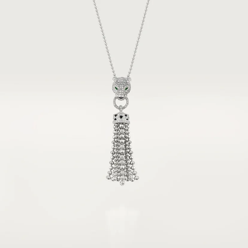 Panthère de Cartier necklace, semi-paved