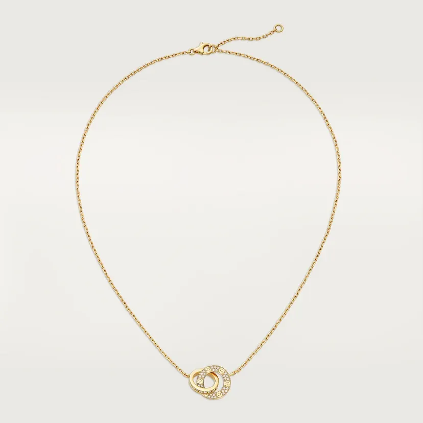 LOVE pendant, paved