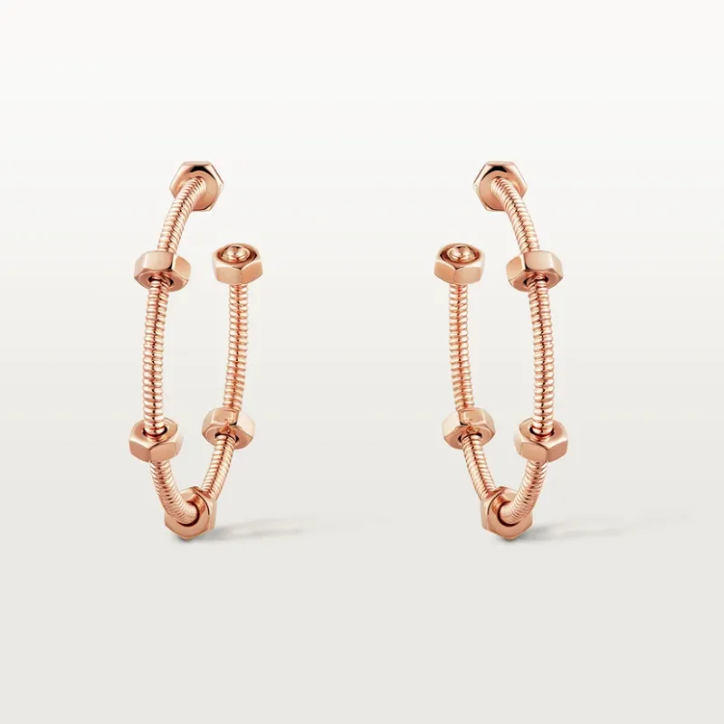 Ecrou de Cartier hoop earrings