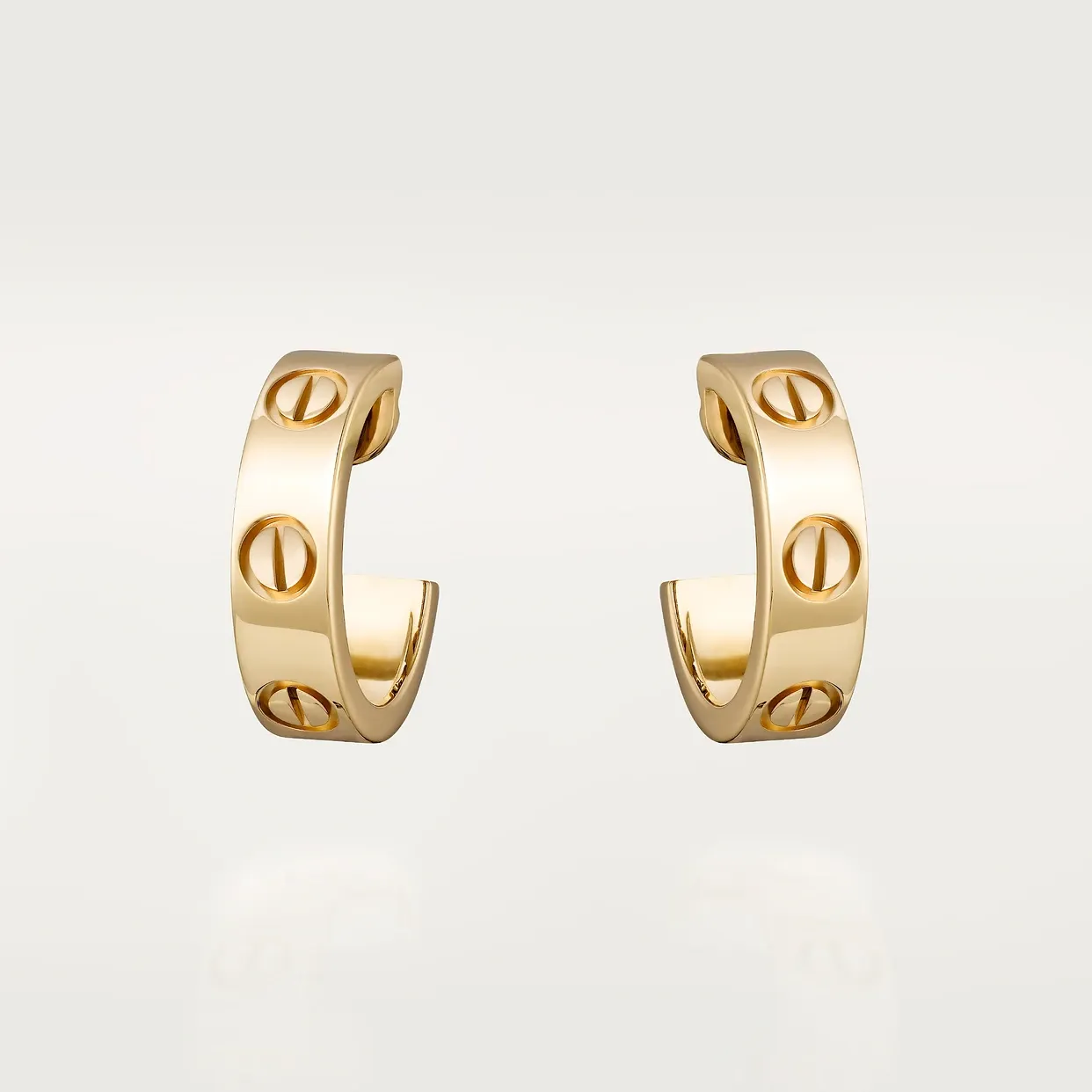 LOVE hoop earrings, classic model