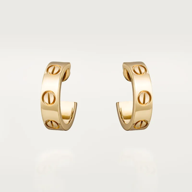 LOVE hoop earrings, classic model