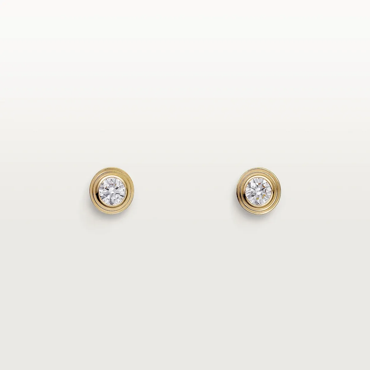Cartier d&#39;Amour stud earrings, 2 brilliant-cut diamonds, small model