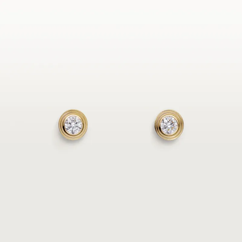 Cartier d&#39;Amour stud earrings, 2 brilliant-cut diamonds, small model