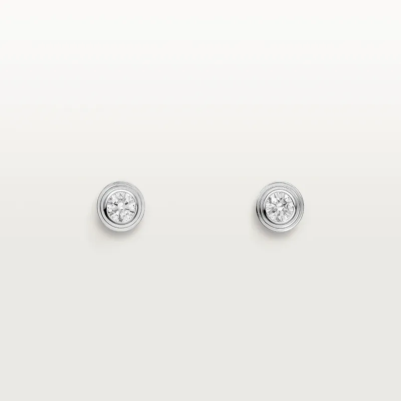 Cartier d&#39;Amour stud earrings, 2 brilliant-cut diamonds, small model