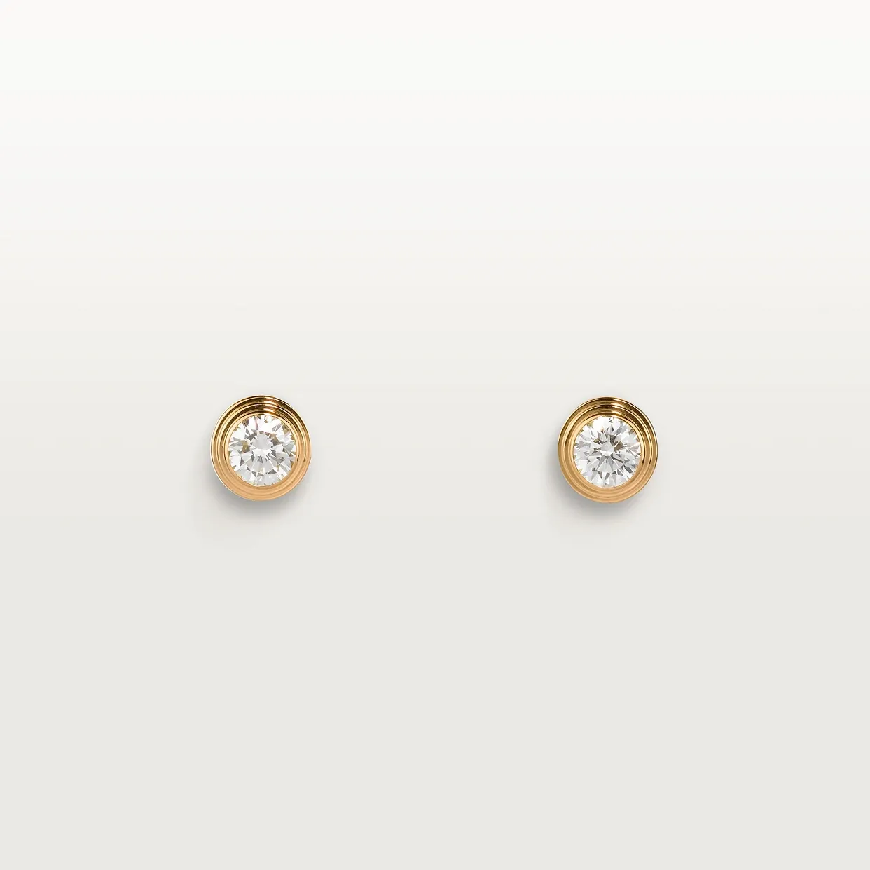 Cartier d&#39;Amour stud earrings, 2 brilliant-cut diamonds, medium model
