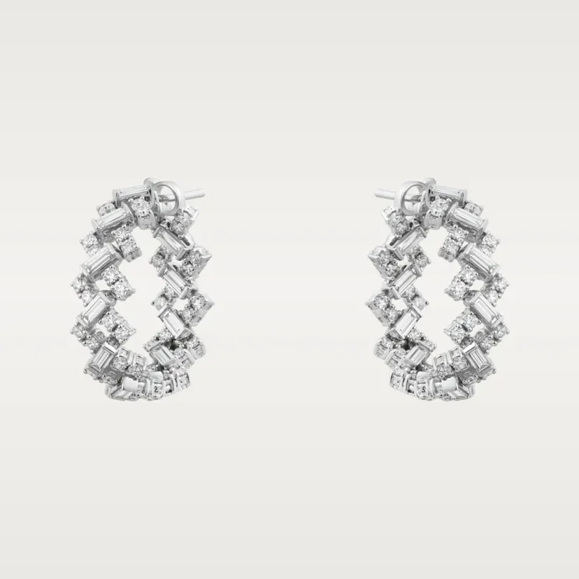 Reflection de Cartier earrings, diamonds