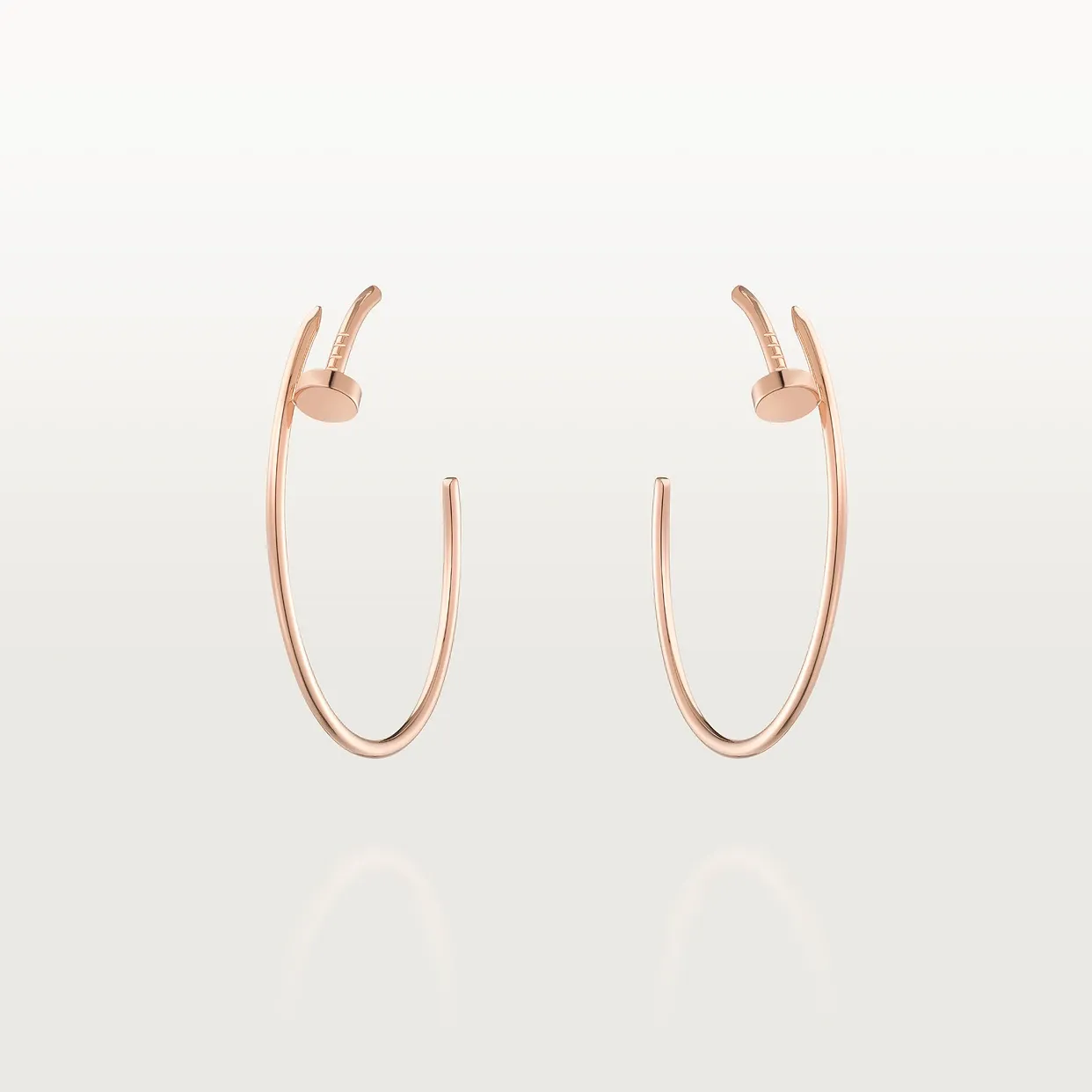 Juste un Clou hoop earrings, large model