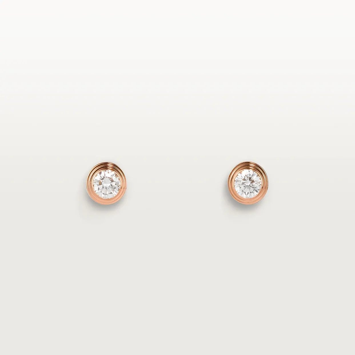 Cartier d&#39;Amour stud earrings, 2 brilliant-cut diamonds, medium model