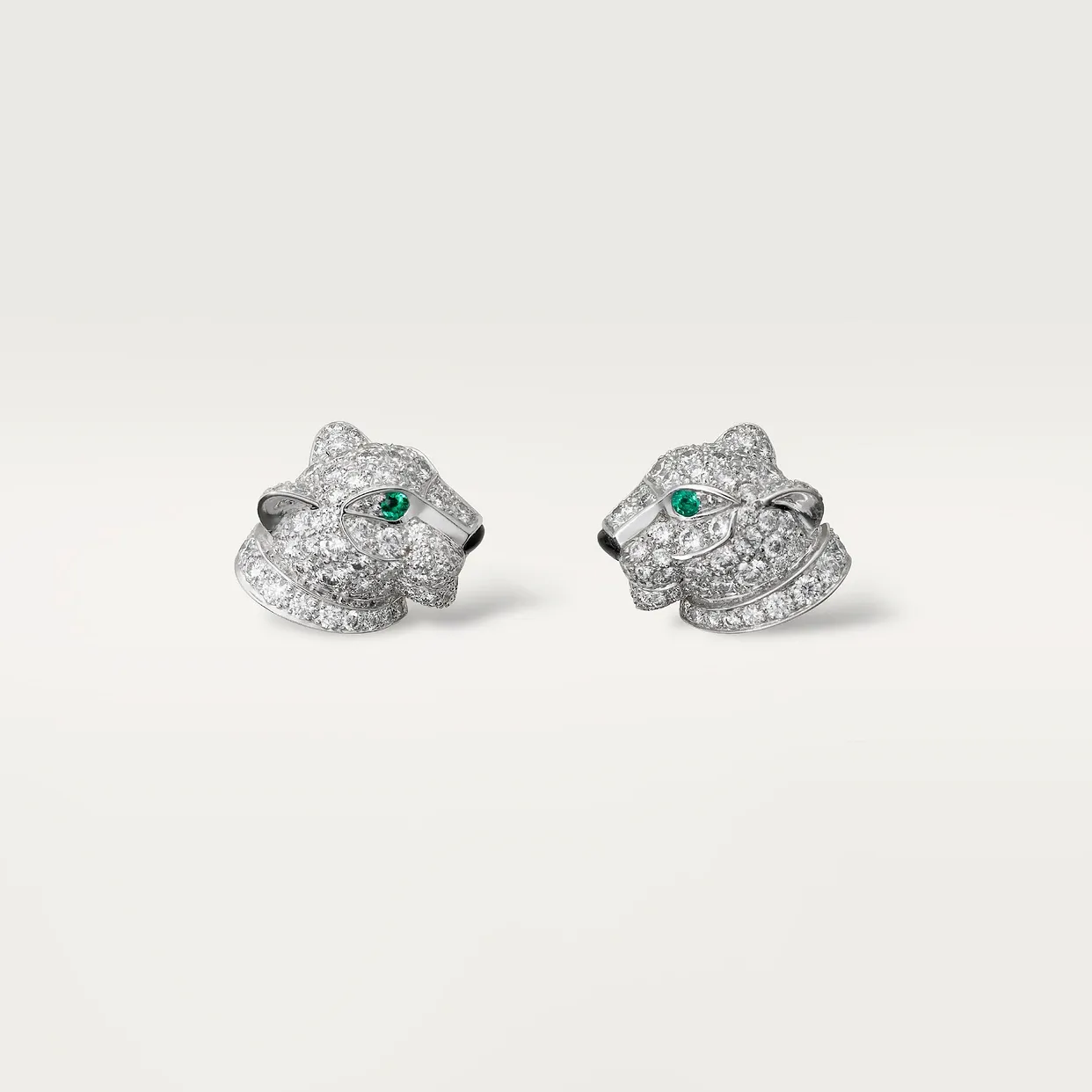 Panthère de Cartier stud earrings, paved