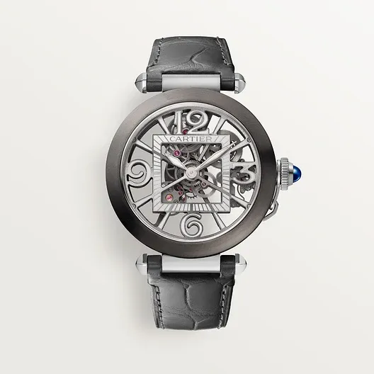 Pasha de Cartier skeleton watch