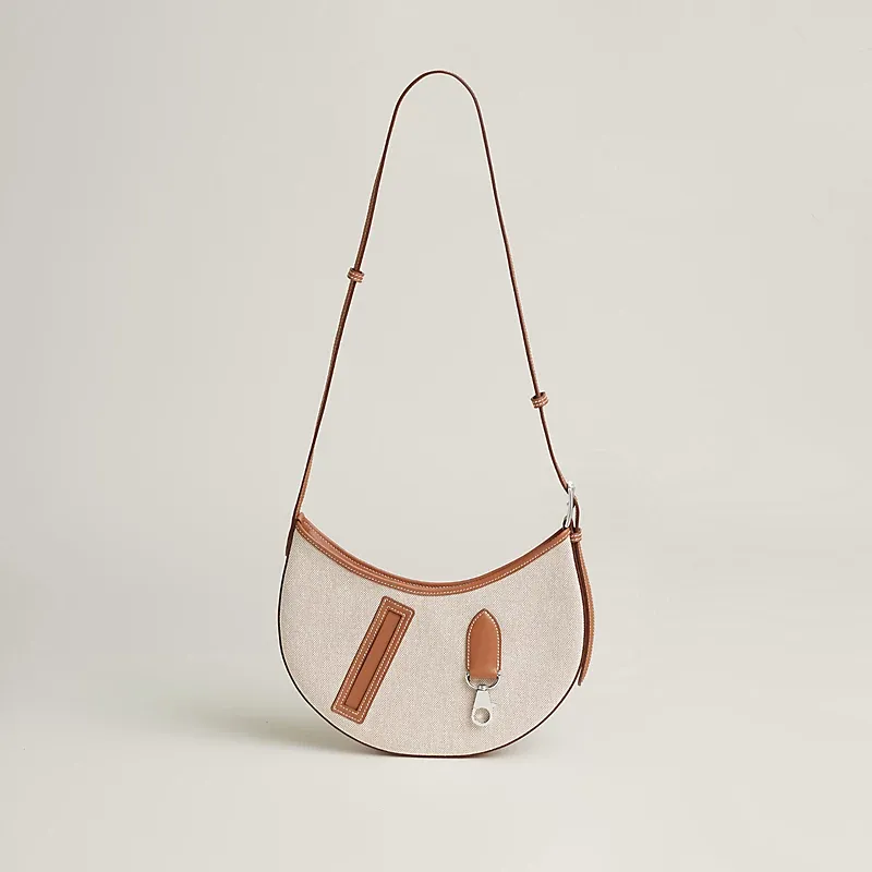 P&#39;tit Arcon Toile &amp; Cuir bag
