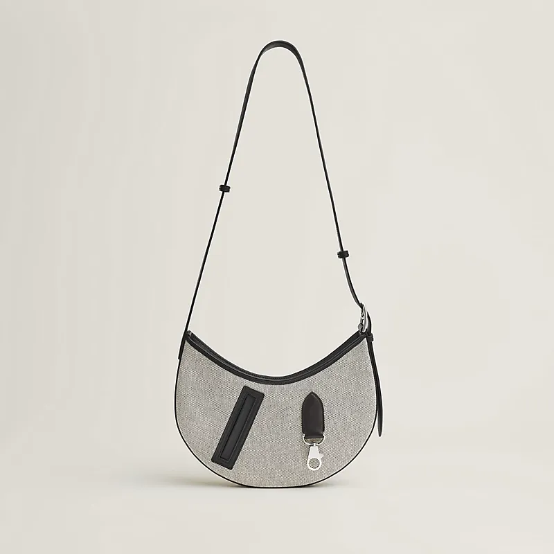 P&#39;tit Arcon Toile &amp; Cuir bag