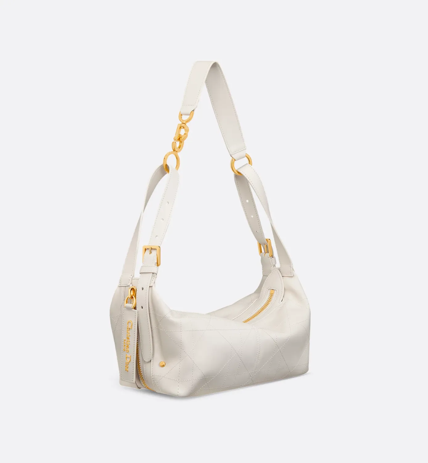 Small D-Journey Bag in Vintage Smooth Calfskin