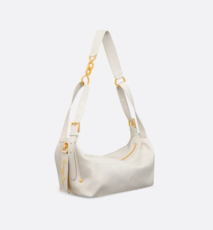Small D-Journey Bag in Vintage Smooth Calfskin
