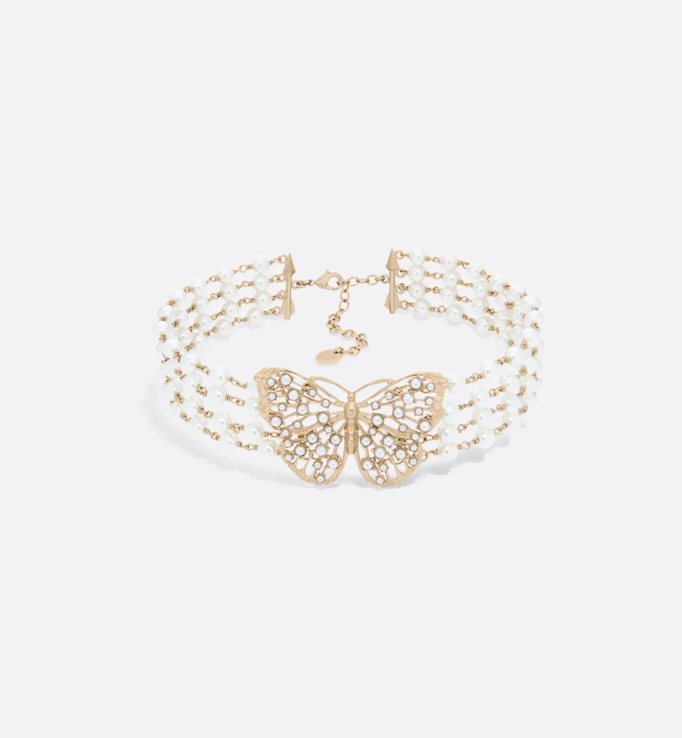 Toile de Jouy Papillon Choker