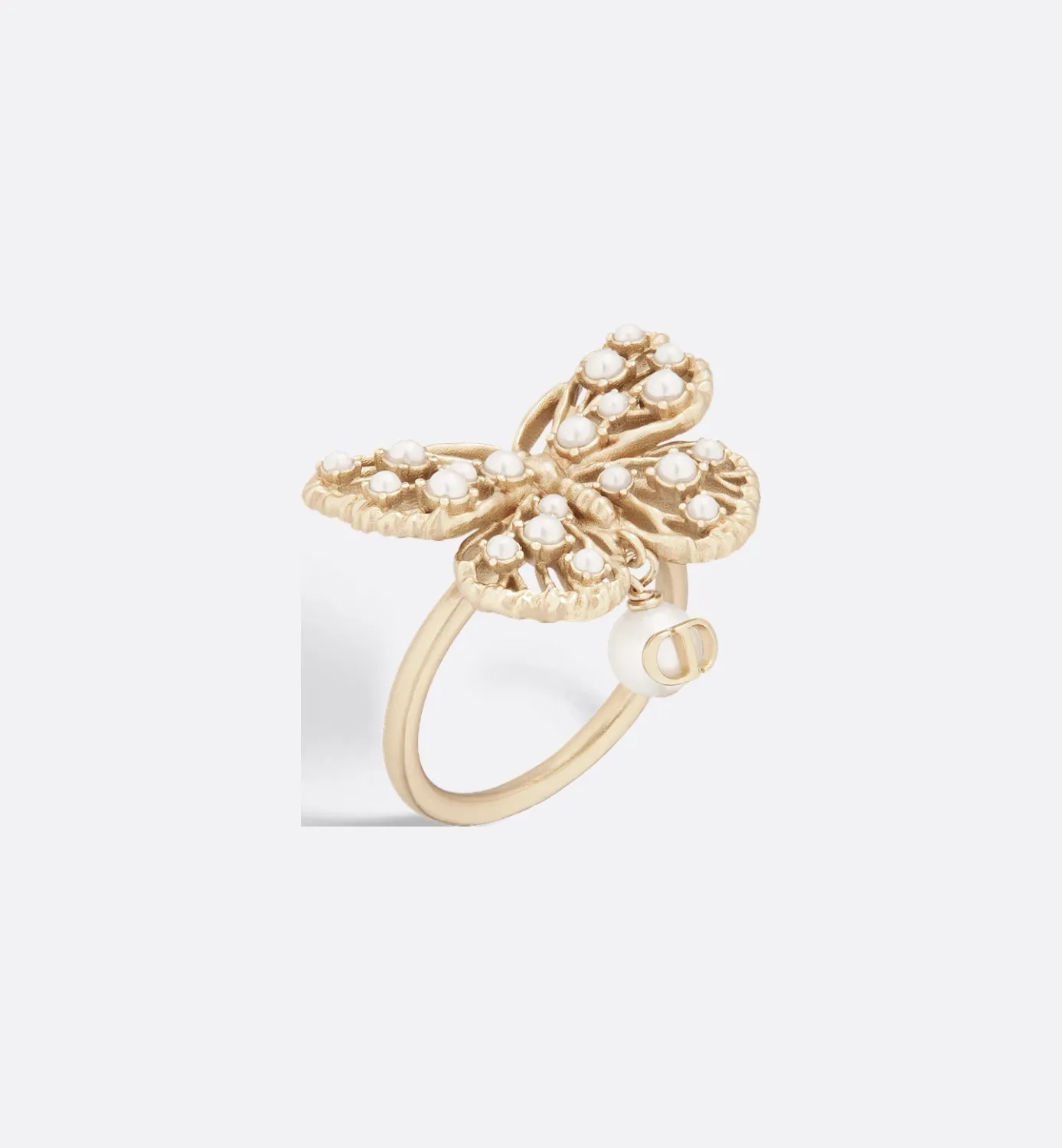 Toile de Jouy Papillon Ring