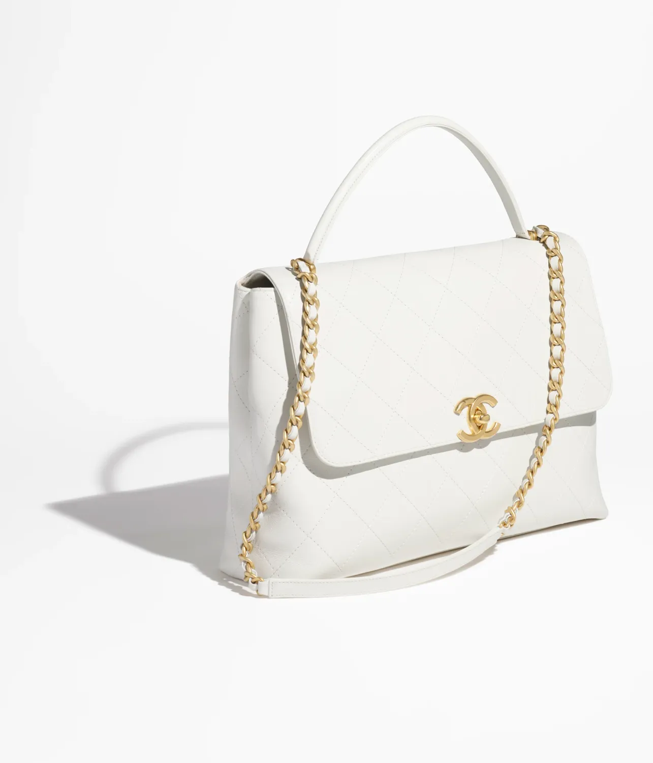 Maxi Flap Bag with Top Handle