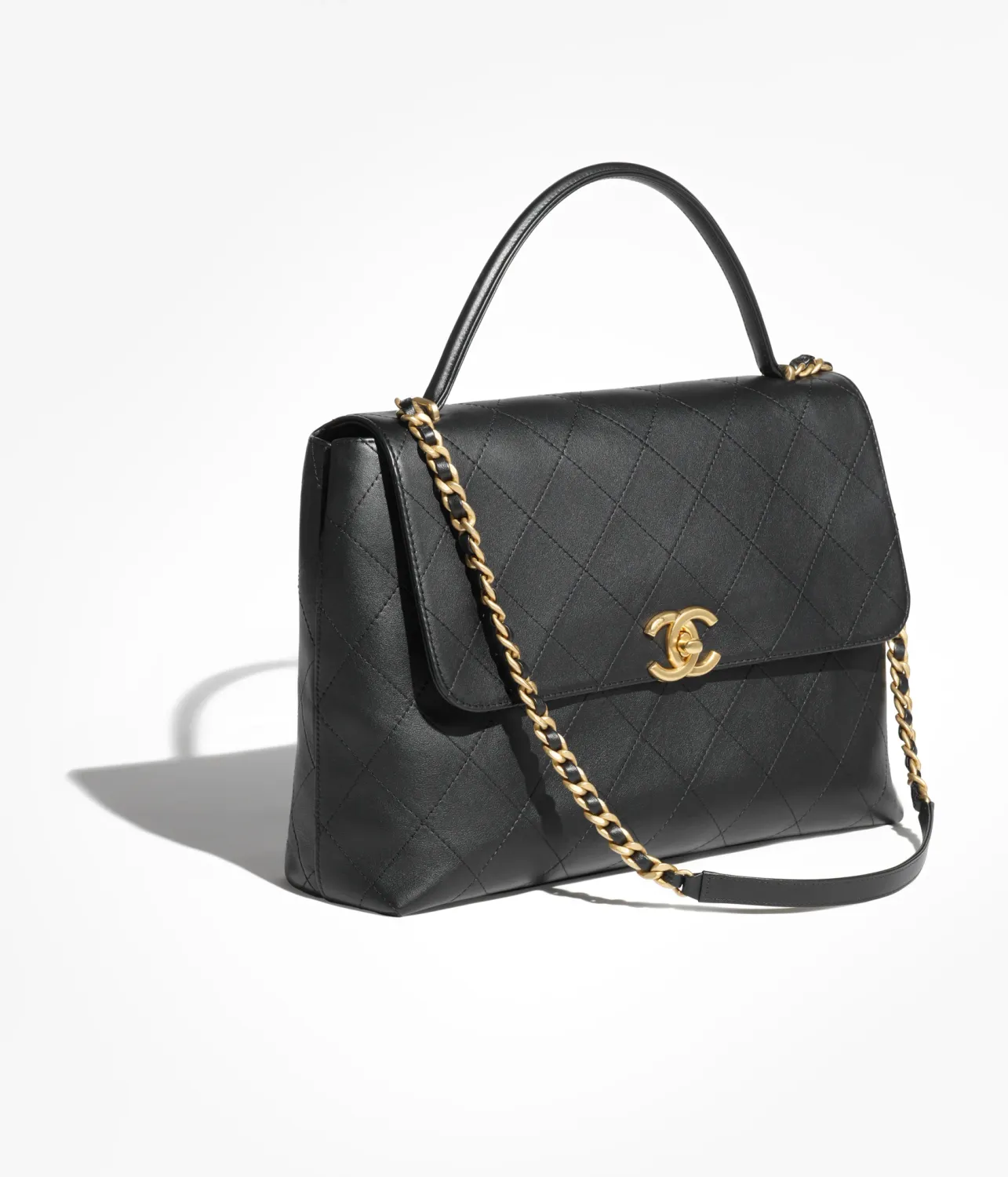 Maxi Flap Bag with Top Handle