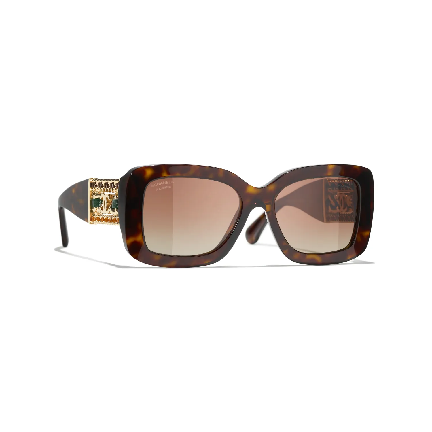 CHANEL Rectangle Sunglasses