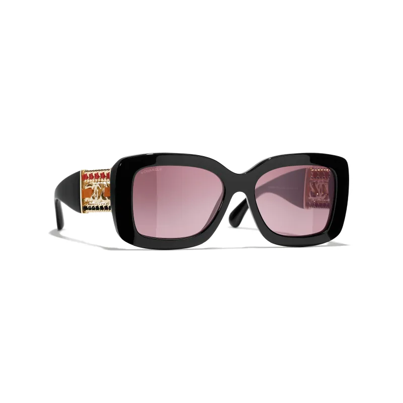 CHANEL Rectangle Sunglasses