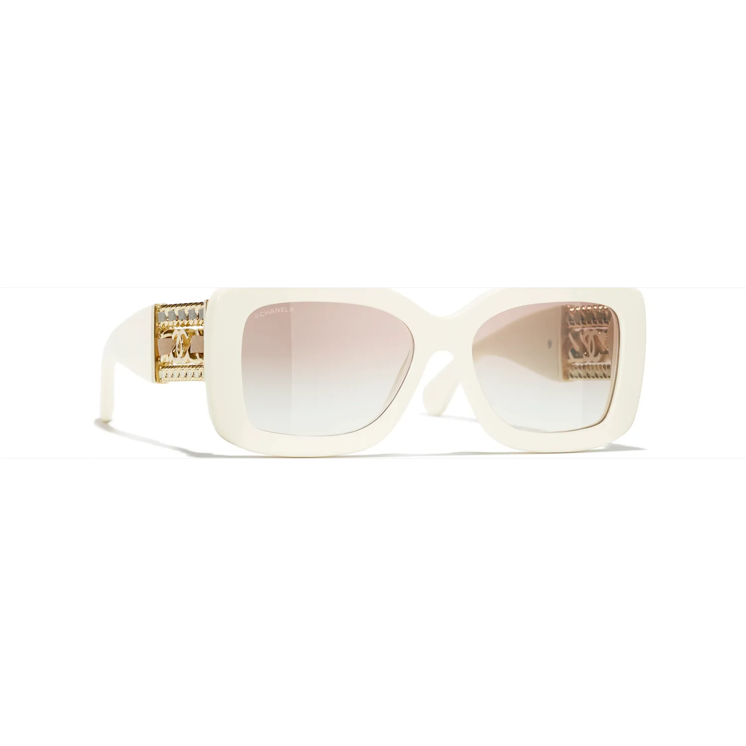 CHANEL Rectangle Sunglasses