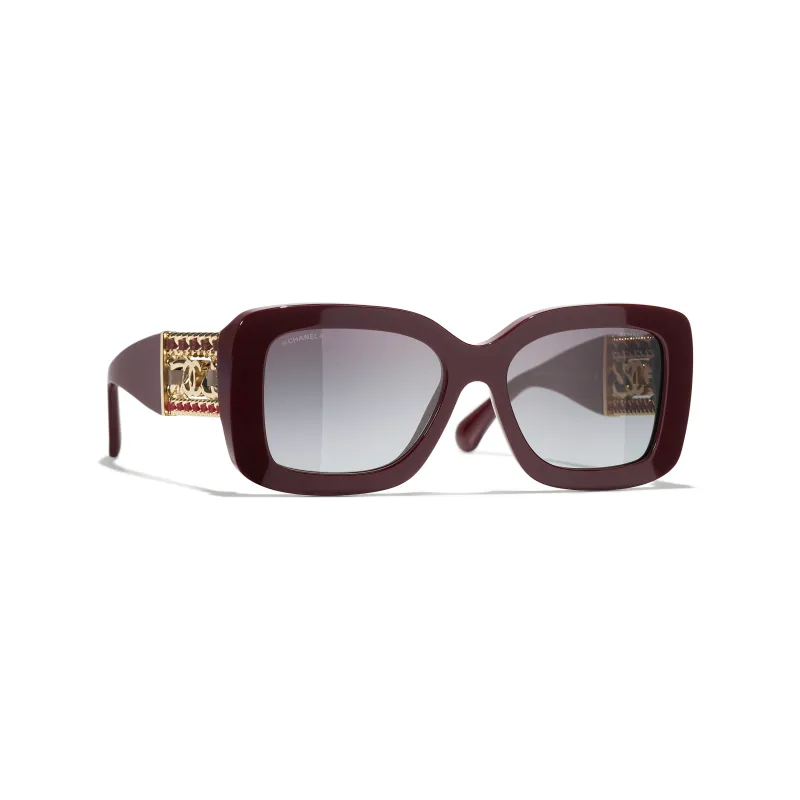 CHANEL Rectangle Sunglasses