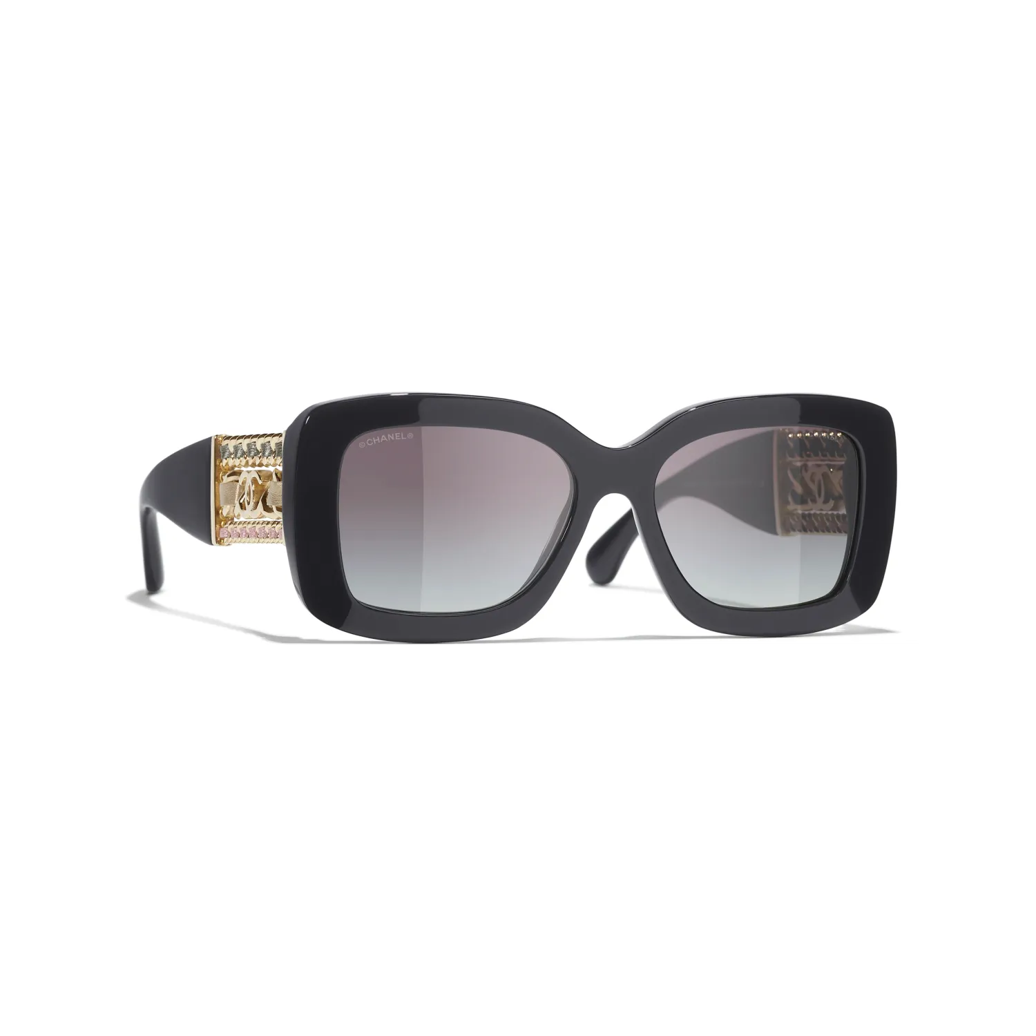 CHANEL Rectangle Sunglasses