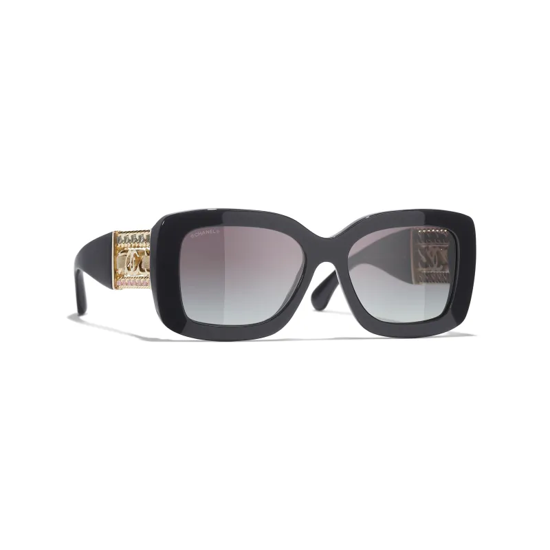 CHANEL Rectangle Sunglasses
