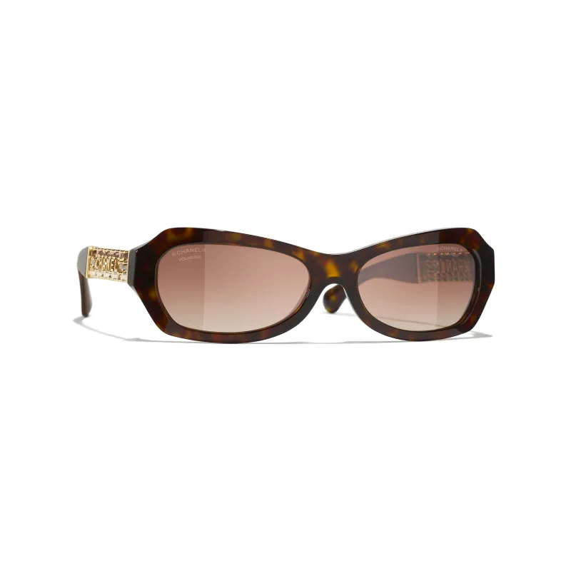CHANEL Rectangle Sunglasses